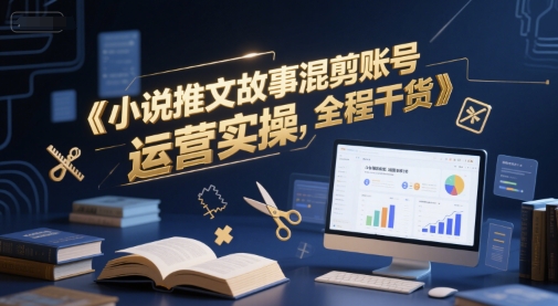 小说推文故事混剪账号运营实操，全程干货-千猫网创