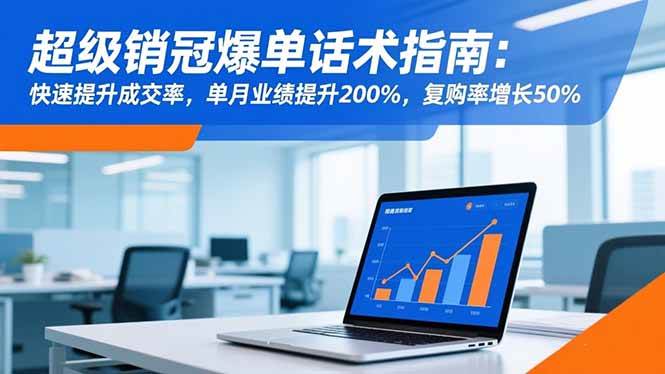 图片[1]-（16511期）超级销冠爆单话术指南：快速提升成交率，单月业绩提升200%，复购率增长50%-千猫网创