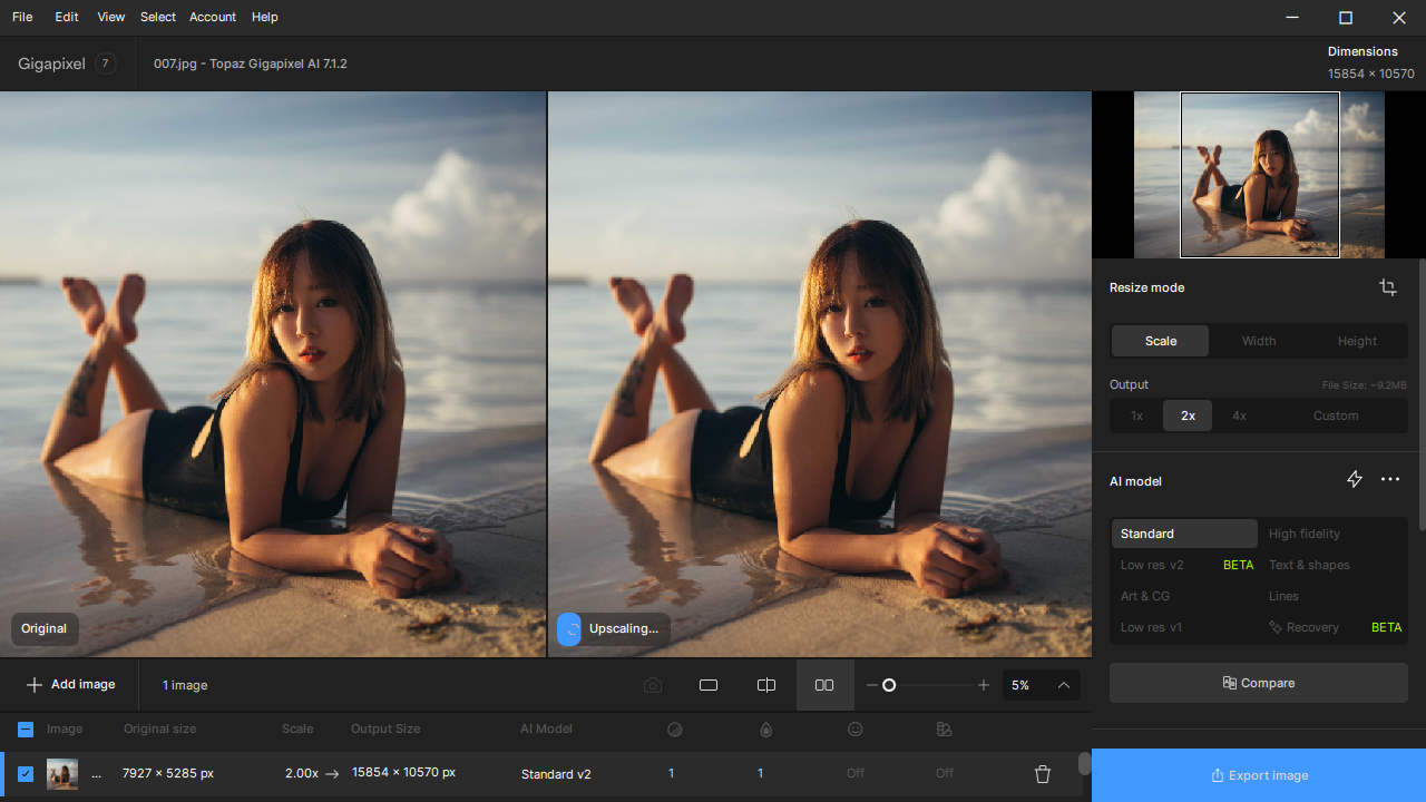 Ai图像放大Topaz Gigapixel v1.2.0高级版