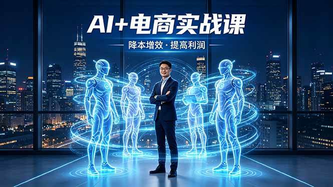 (18328期)AI+电商实战课,1人+N个AI 智能体,把SOP变AI员工,实现降本增效提高利润 (18328期)AI+电商实战课,1人+N个AI 智能体,把SOP变AI员工,实现降本增效提高利润