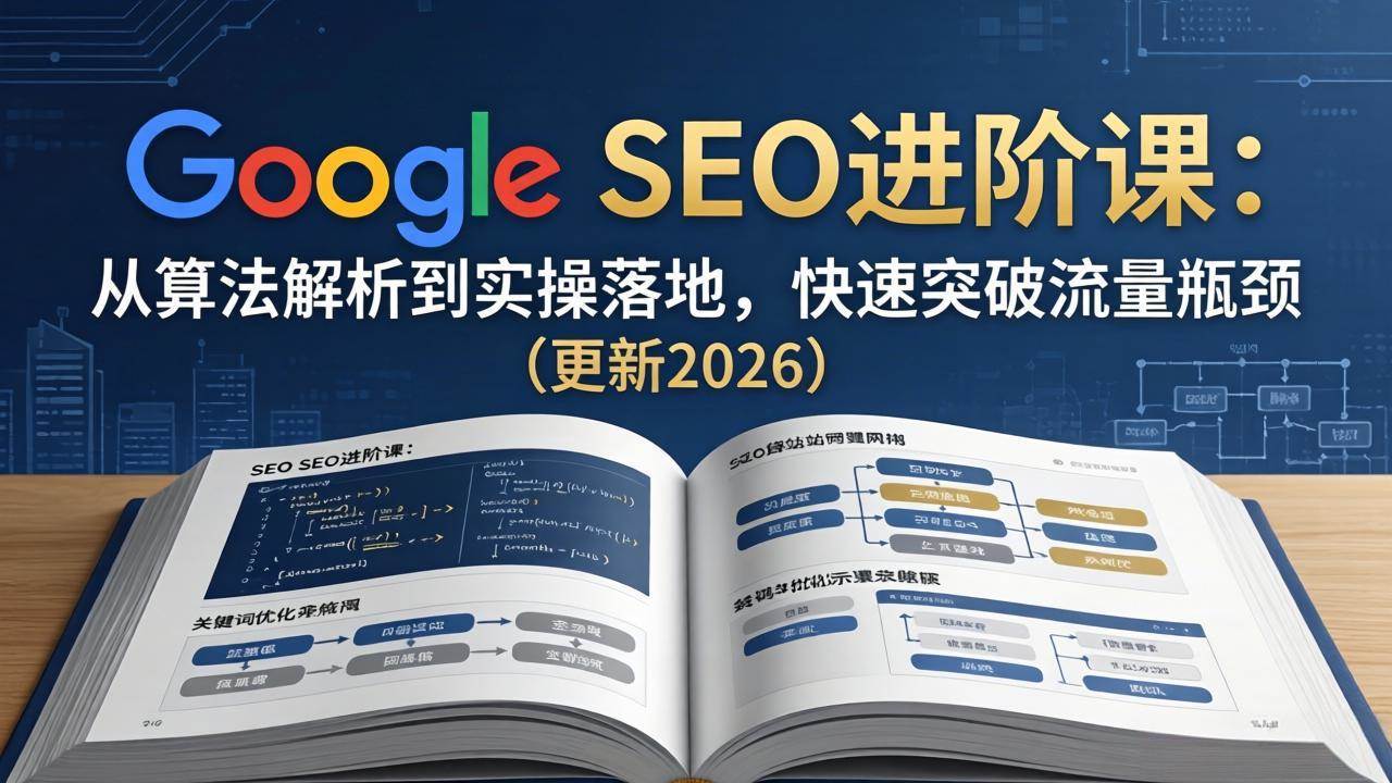 (18048期)Google SEO进阶课:从算法解析到实操落地,快速突破流量瓶颈(更新2026) (18048期)Google SEO进阶课:从算法解析到实操落地,快速突破流量瓶颈(更新2026)