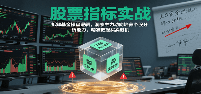 图片[1]-股票指标实战，基金操盘逻辑拆解，洞察主力动向培养个股分析能力把握买卖时机(更新)-网创之家