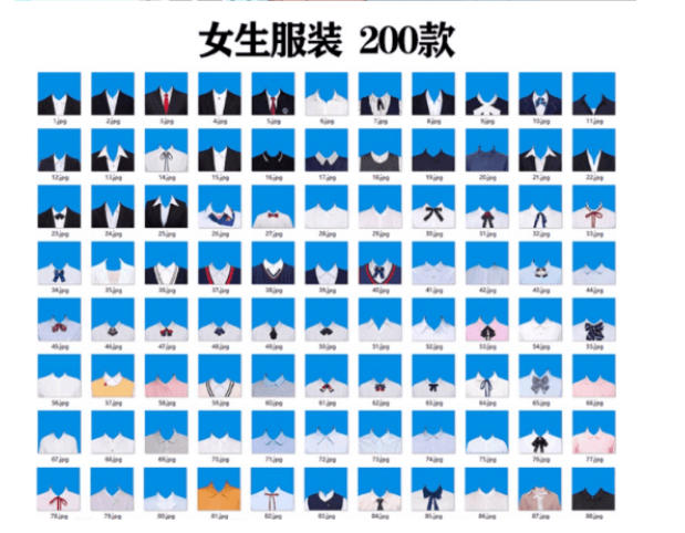 全网最全版本!证件照素材合集,近40GB素材文件,涵盖男女儿童结婚、海马体、形象照、五官全套素材