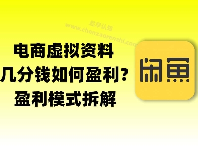 揭秘虚拟电商1分钱资料与卡券是如何获得收益的(详细拆解)-千猫网创