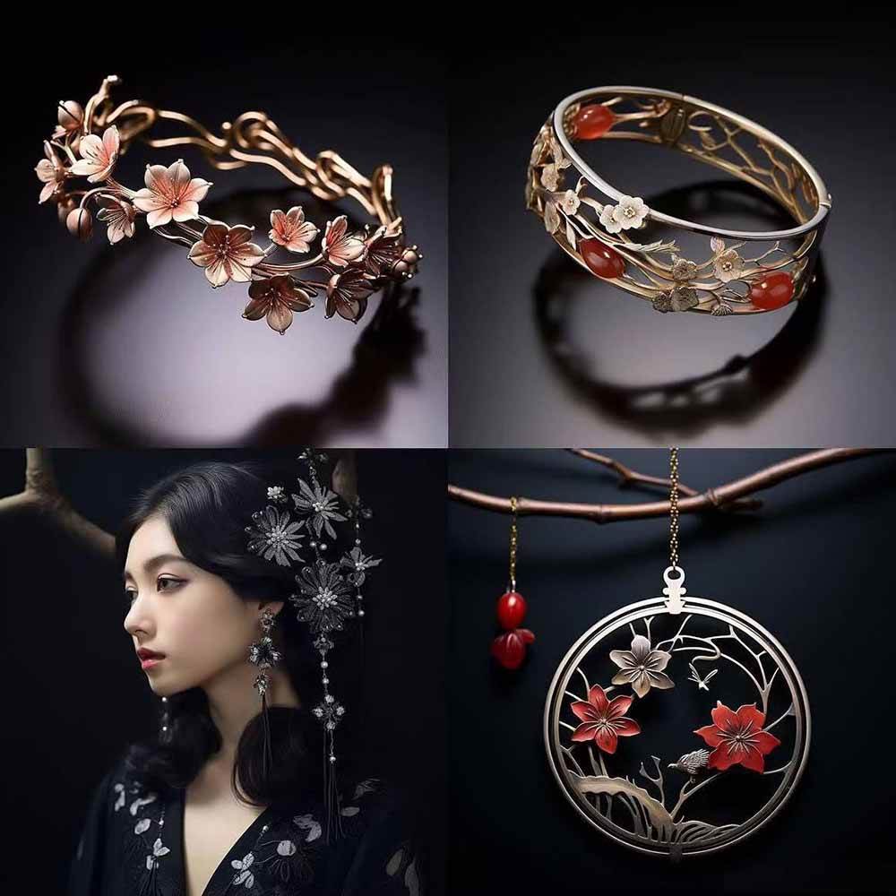 图片[5]-463个Midjourney珠宝摄影提示词：覆盖全品类珠宝，AI设计秒出专业效果-千猫网创