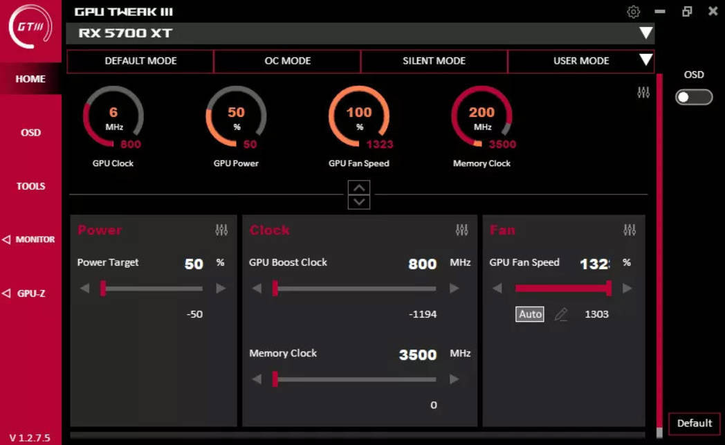 显卡超频GPU Tweak III v2.0.8.5-趣奇资源网-第4张图片