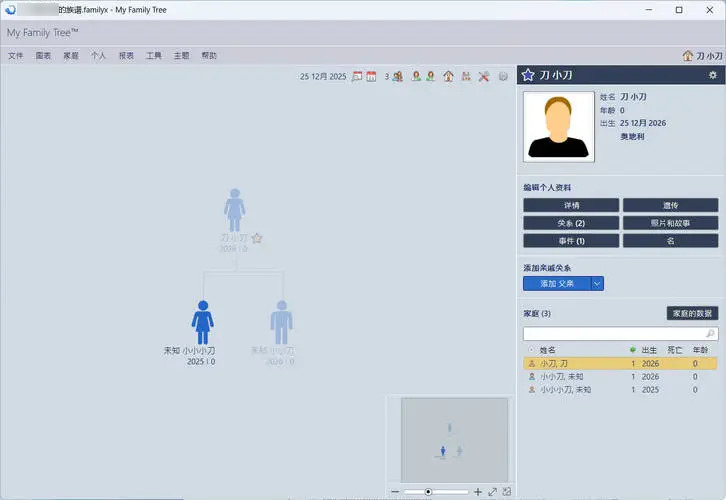 族谱制作工具My Family Tree v16.0.0.0绿色版-趣奇资源网-第4张图片
