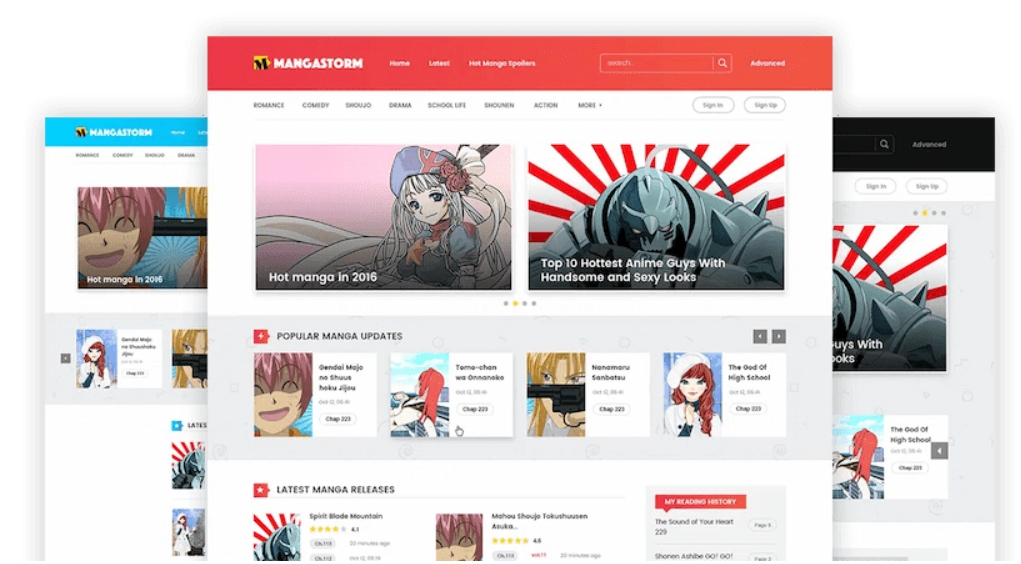 图片[1]-A2824Madara 2.2.2.1主题源码 响应式WordPress漫画小说主题模板-柠檬源码网