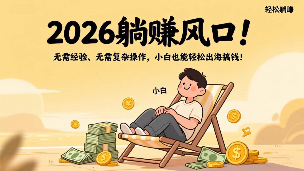 图片[1]-（17436期）2026躺赚风口！无需经验、无需复杂操作，小白也能轻松出海搞钱！-千猫网创