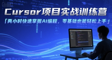 Cursor项目实战训练营，两小时快速掌握AI编程，零基础也能轻松上手-千猫网创