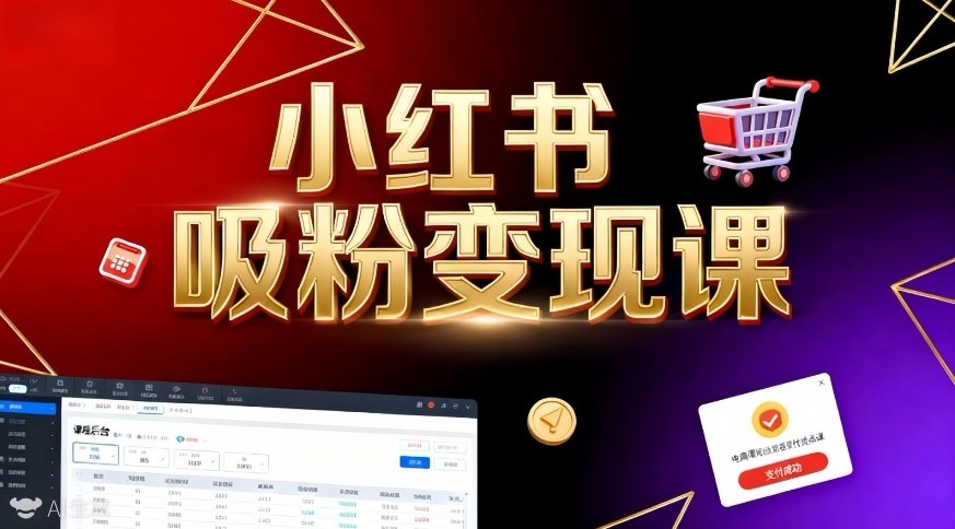 《小红书吸粉变现》当天变现不是梦！揭秘小红书吸粉变现的财富密码