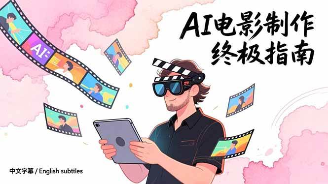 图片[1]-（17130期）AI电影制作终极指南：从创意到成片，系统掌握智能影视全流程实战课（中英字幕）-千猫网创