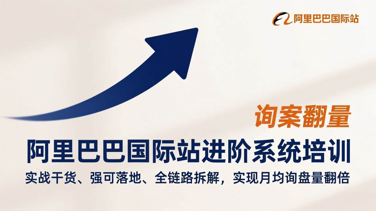 图片[1]-（17335期）阿里巴巴国际站进阶系统培训，实战干货、强可落地、全链路拆解，实现月均询盘量翻倍-千猫网创