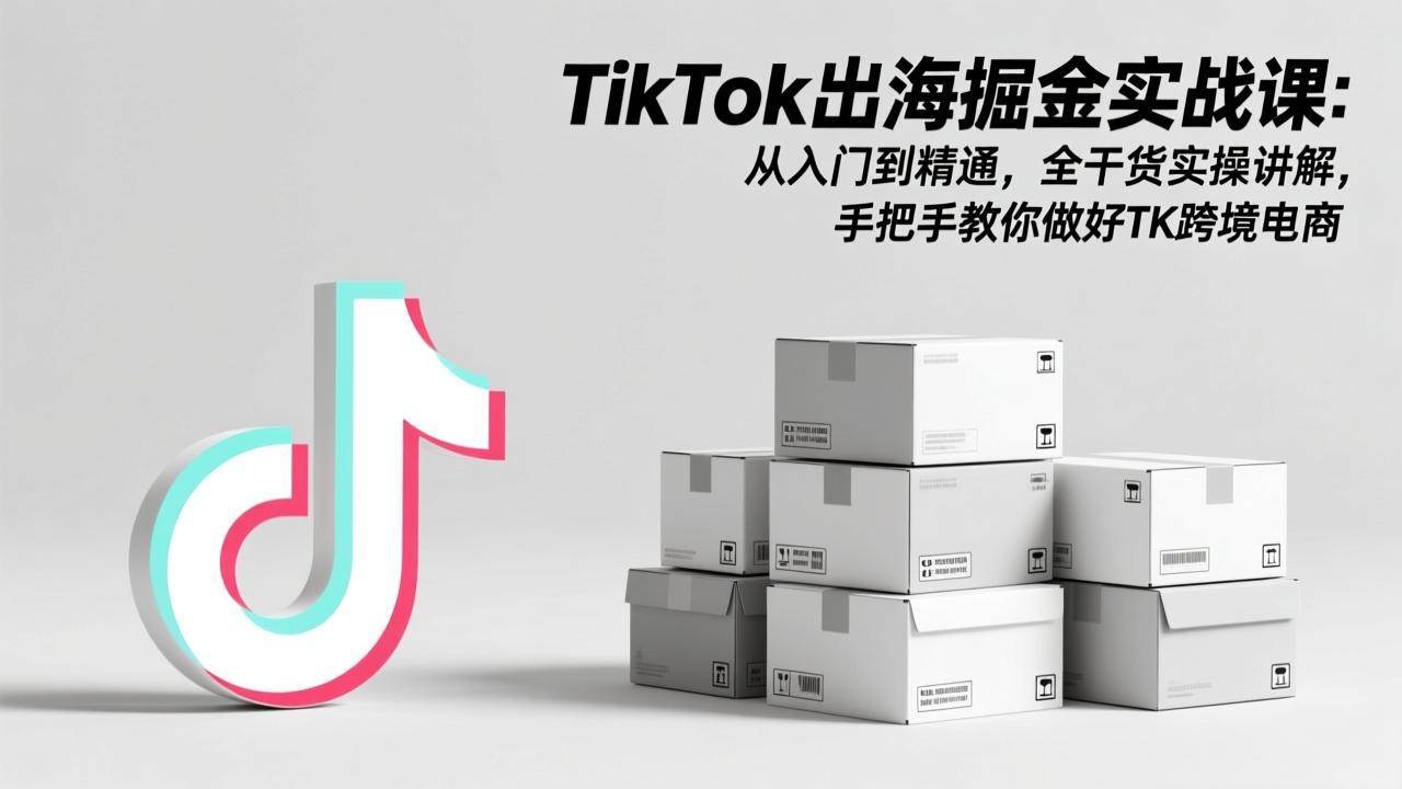 图片[1]-（17368期）TikTok出海掘金实战课：从入门到精通，全干货实操讲解，手把手教你做好TK跨境电商-千猫网创