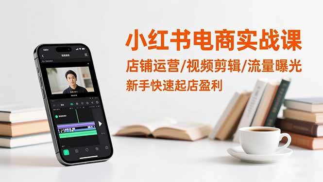 图片[1]-（16536期）小红书电商实战课：店铺运营/视频剪辑/流量曝光，新手快速起店盈利-千猫网创