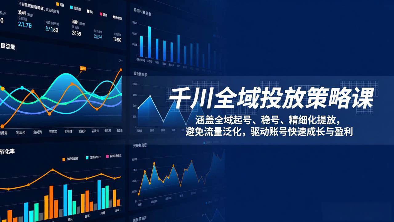 图片[1]-（17285期）千川全域投放策略课：涵盖全域起号、稳号、精细化投放，避免流量泛化，驱动账号快速成长与盈利-千猫网创