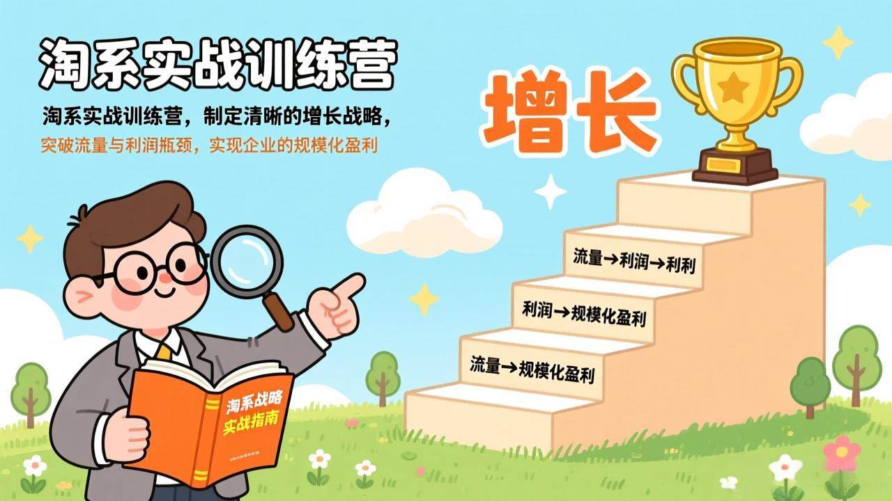 图片[1]-（17325期）淘系实战训练营(更新)，制定清晰的增长战略，突破流量与利润瓶颈，实现企业的规模化盈利-千猫网创