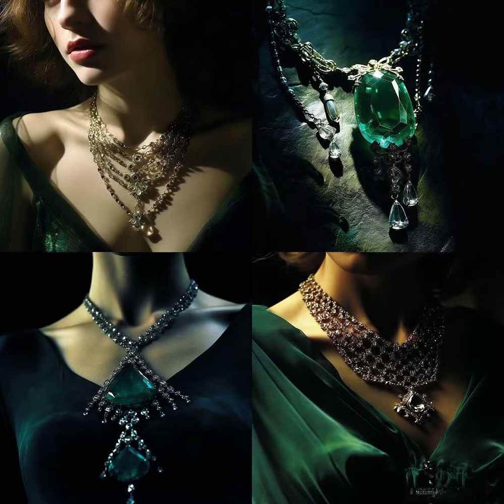 图片[2]-463个Midjourney珠宝摄影提示词：覆盖全品类珠宝，AI设计秒出专业效果-千猫网创