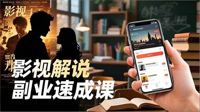 图片[1]-（16740期）Tk影视解说副业速成课，软件安装、全流程实操、爆款预设，新手两周变现-千猫网创