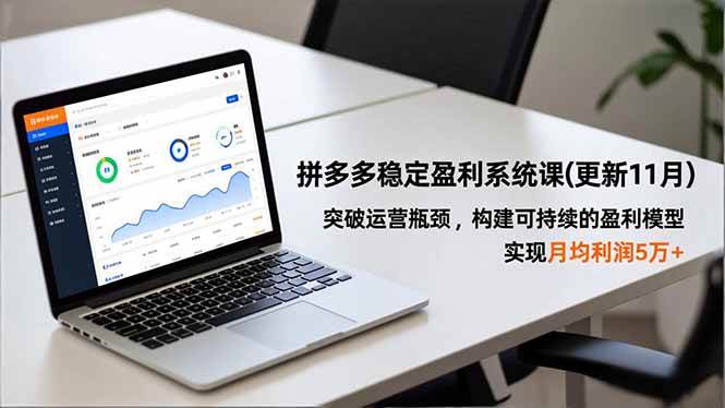 图片[1]-（16641期）拼多多稳定盈利系统课(更新11月)，突破运营瓶颈，构建可持续的盈利模型，实现月均利润5万+-千猫网创