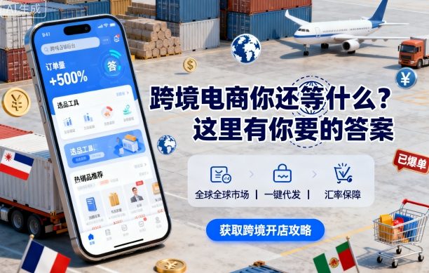 跨境电商你还等什么？这里有你要的答案【音频课】