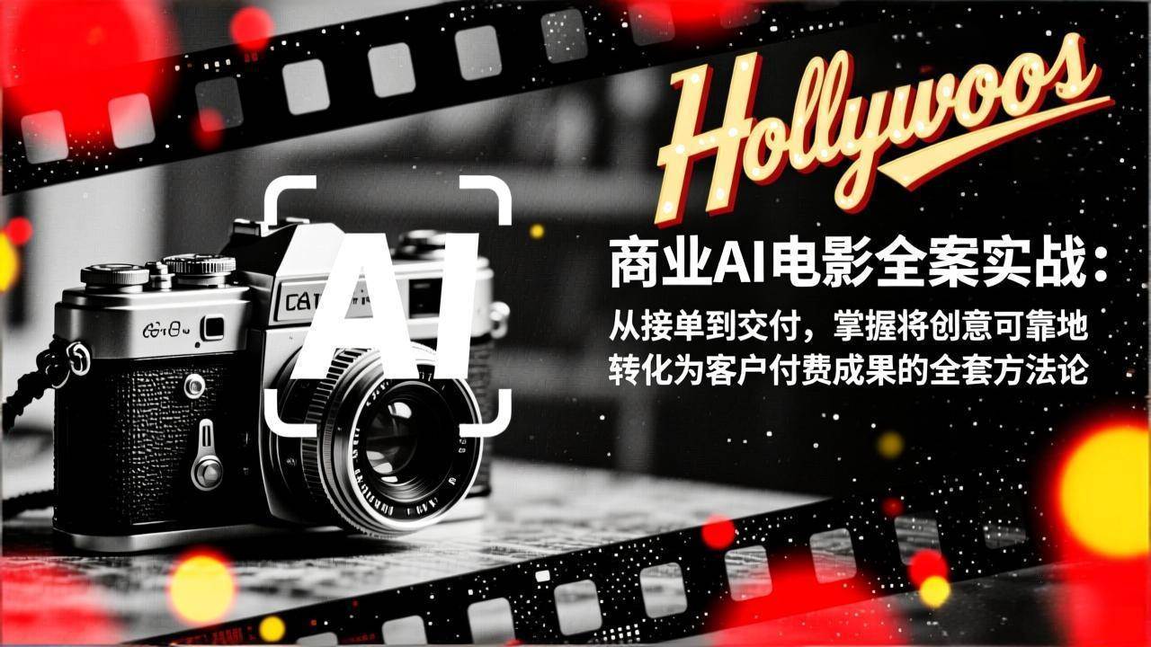 图片[1]-（17092期）商业AI电影全案实战：从接单到交付，掌握将创意可靠地转化为客户付费成果的全套方法论-千猫网创