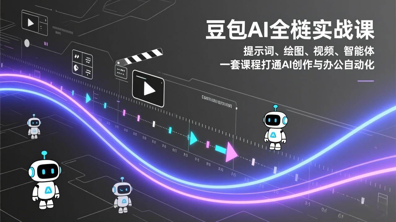 图片[1]-（17385期）豆包AI全栈实战课：提示词、绘图、视频、智能体，一套课程打通AI创作与办公自动化-千猫网创