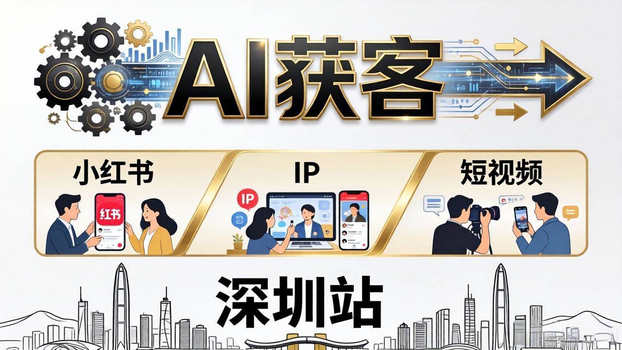 (18264期)2026AI获客大课深圳站:4月17日-19日3天2夜拆透小红书+IP+短视频,老板操盘手必来 (18264期)2026AI获客大课深圳站:4月17日-19日3天2夜拆透小红书+IP+短视频,老板操盘手必来