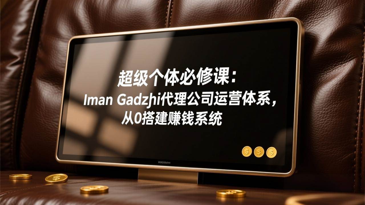 图片[1]-（17525期）超级个体必修课：Iman Gadzhi代理公司运营体系，从0搭建赚钱系统-千猫网创